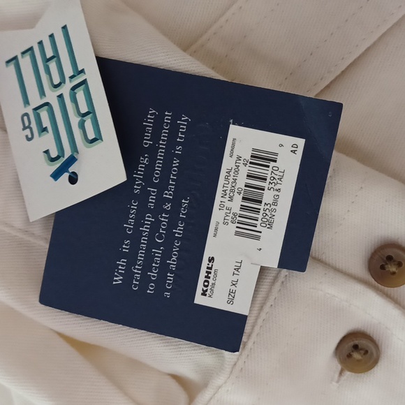 Crofton & Barrow L/S Shirt sz XL Big & Tall - Picture 8 of 9